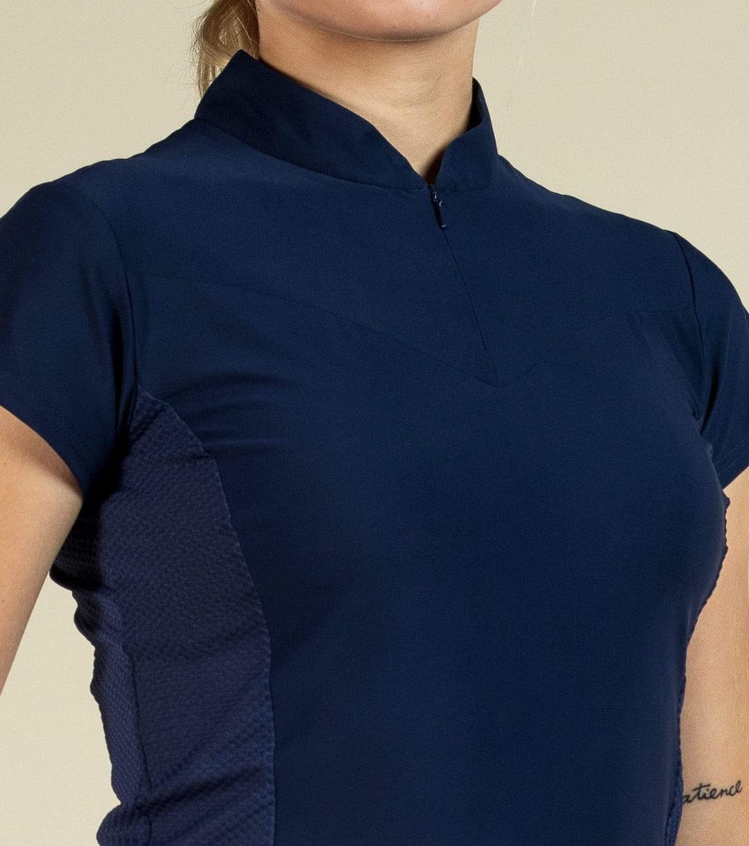Women's golf shirt navy blue